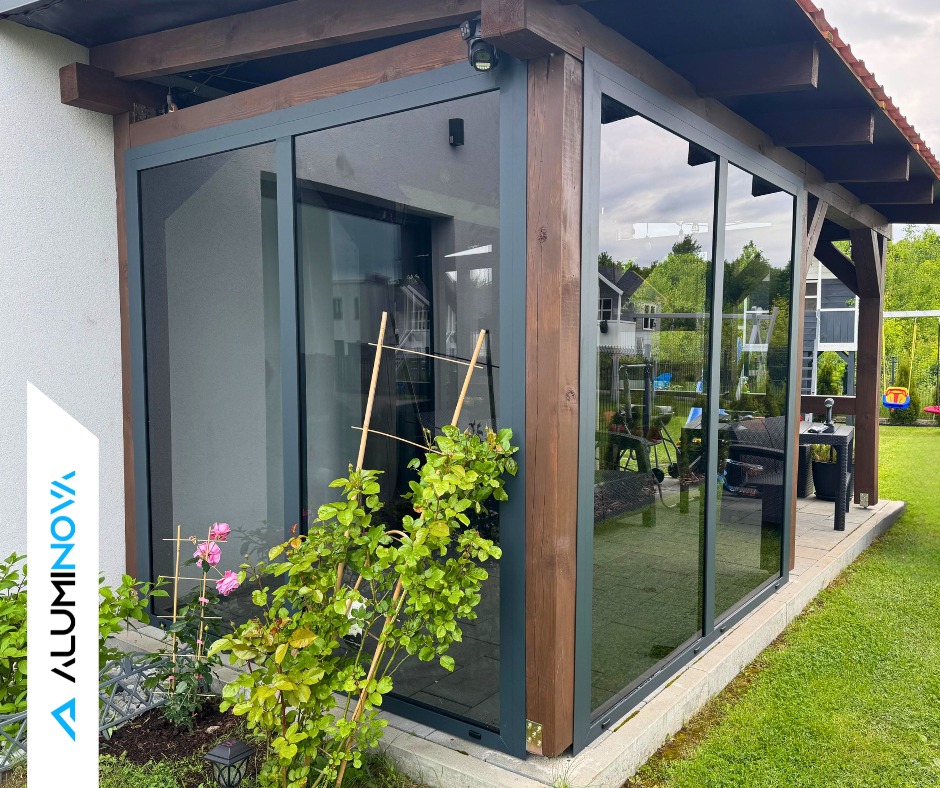 Terrassenverkleidung aus Aluminium mit Beibehaltung der bestehenden Holzstruktur 1